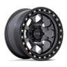 KMC | KM550 RIOT SBL 17x9.0 ET-12 - ANTHRACITE W/ SATIN BLACK LIP