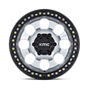 KMC | KM550 RIOT SBL 17x9.0 ET-12 - MACHINED W/ SATIN BLACK LIP