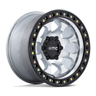 KMC | KM550 RIOT SBL 17x9.0 ET-12 - MACHINED W/ SATIN BLACK LIP