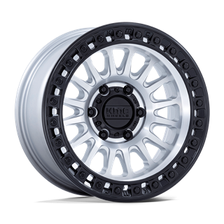 KMC | KM552 IMS 18x9.0 ET0 - MACHINED W/ MATTE BLACK LIP