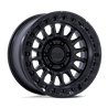 KMC | KM552 IMS 17x8.5 ET-10 - MATTE BLACK W/ GLOSS BLACK LIP
