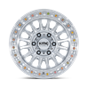 KMC | KM552 IMS 18x9.0 ET30 - GLOSS SILVER W/ MACHINED FACE