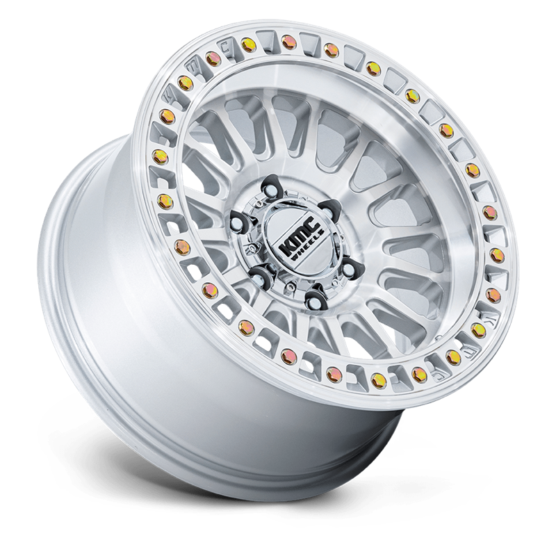 KMC | KM552 IMS 20x9.0 ET0 - GLOSS SILVER W/ MACHINED FACE