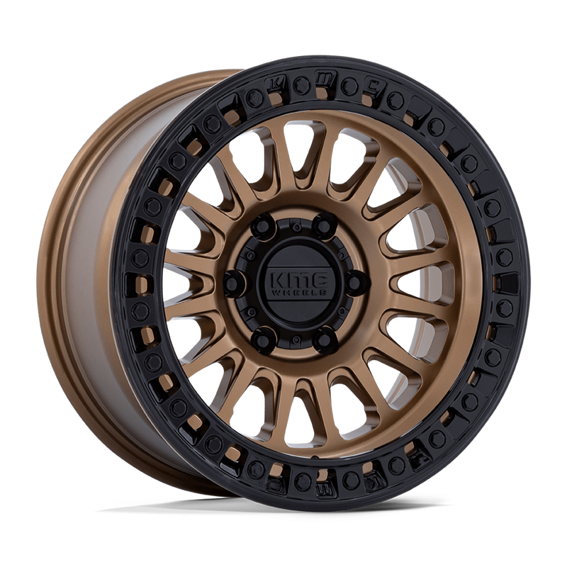 KMC | KM552 IMS 18x9.0 ET30 - MATTE BRONZE W GLOSS BLACK LIP