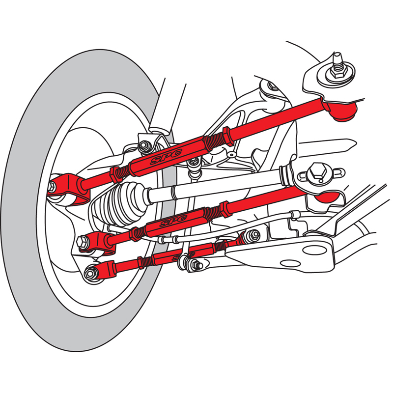 SPC | INFINITI REAR KIT (3) - Rear - Infiniti 2011-2022