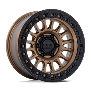 KMC | KM552 IMS 18x9.0 ET0 - MATTE BRONZE W GLOSS BLACK LIP