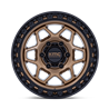 KMC | KM553 TORX 17x8.5 ET0 - MATTE BRONZE W GLOSS BLACK LIP