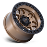 KMC | KM553 TORX 17x9.0 ET-12 - MATTE BRONZE W GLOSS BLACK LIP