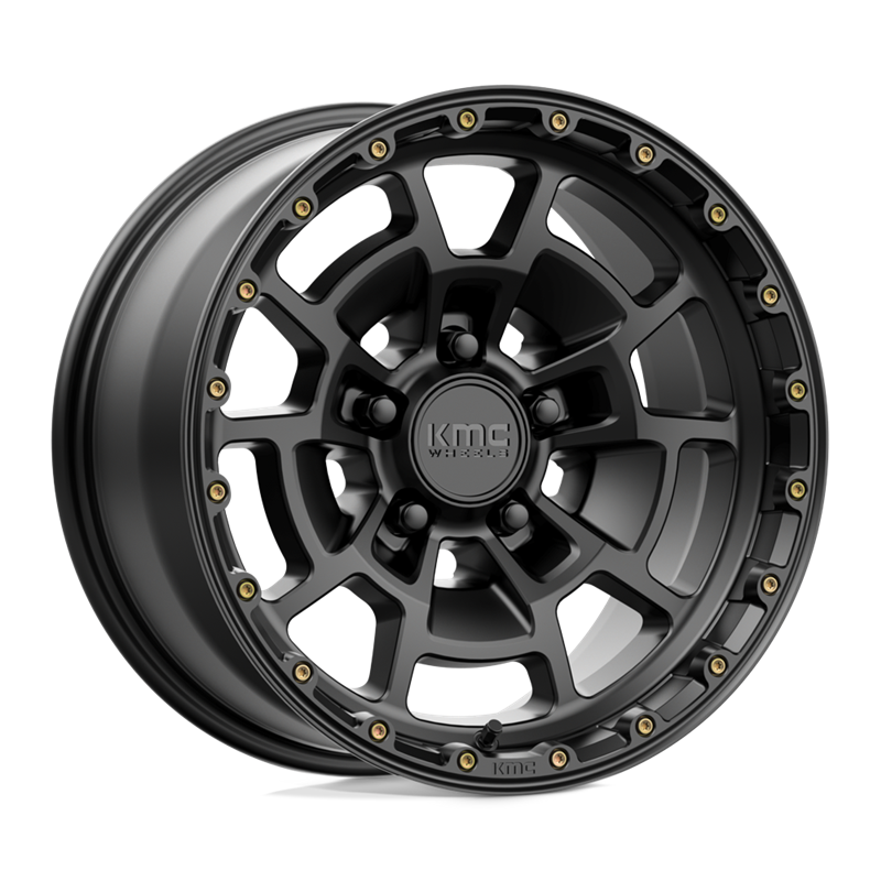 KMC | KM718 SUMMIT 17x8.5 ET0 - SATIN BLACK