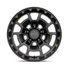 KMC | KM718 SUMMIT 17x8.5 ET0 - SATIN BLACK