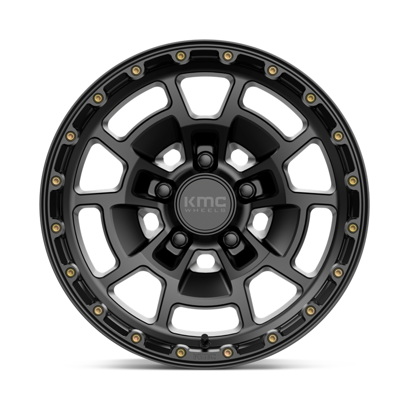 KMC | KM718 SUMMIT 17x8.5 ET0 - SATIN BLACK
