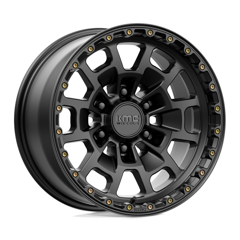 KMC | KM718 SUMMIT 17x8.5 ET0 - SATIN BLACK