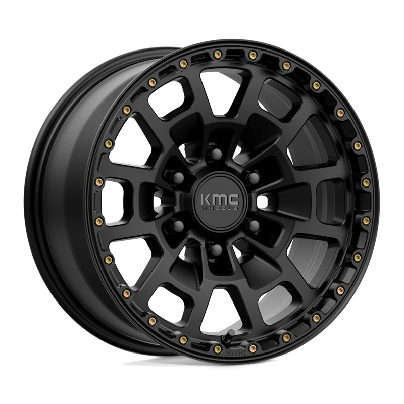 KMC | KM718 SUMMIT 17x8.5 ET18 - SATIN BLACK