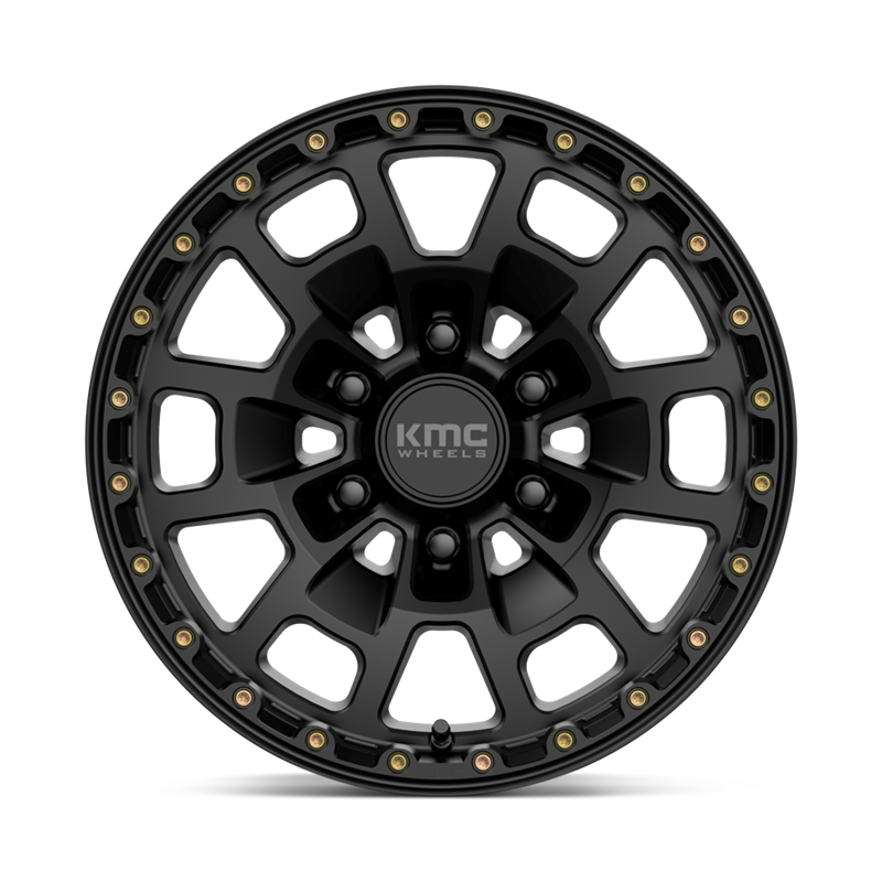 KMC | KM718 SUMMIT 17x8.5 ET18 - SATIN BLACK