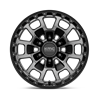 KMC | KM718 SUMMIT 17x8.5 ET18 - SATIN BLACK W/ GRAY TINT