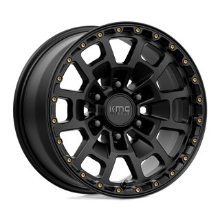 KMC | KM718 SUMMIT 17x8.5 ET18 - SATIN BLACK