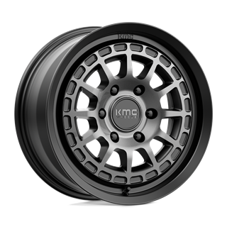 KMC | KM719 CANYON 17x8.0 ET35 - SATIN BLACK W/ GRAY TINT