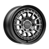 KMC | KM719 CANYON 17x8.0 ET35 - SATIN BLACK W/ GRAY TINT
