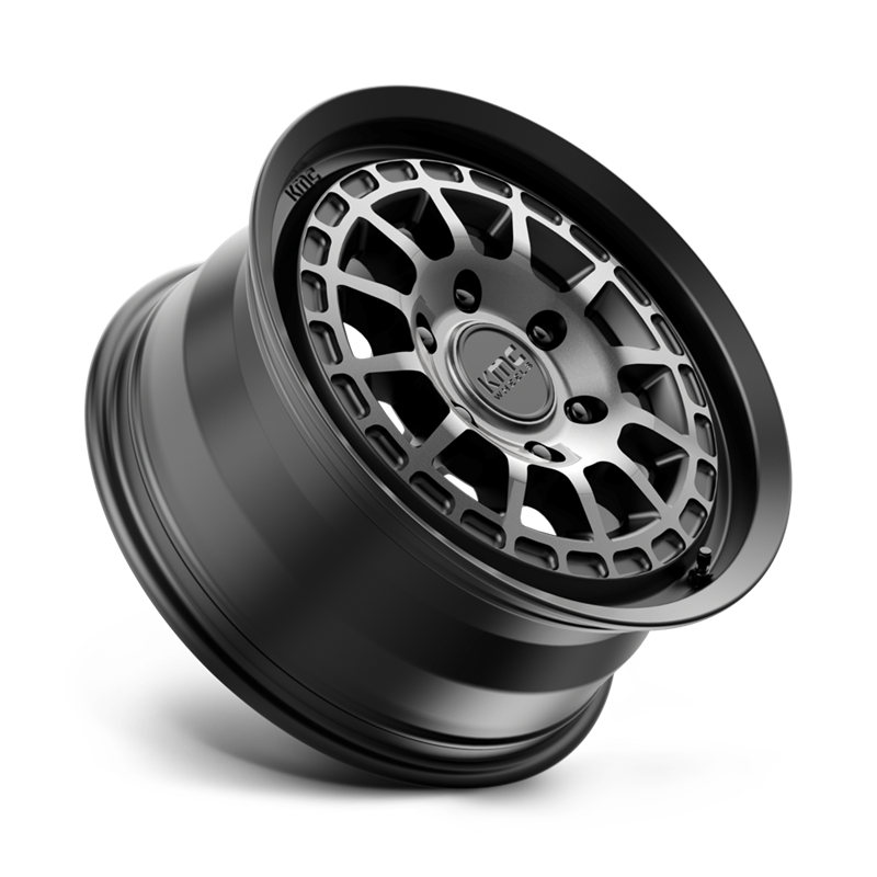 KMC | KM719 CANYON 17x8.0 ET35 - SATIN BLACK W/ GRAY TINT