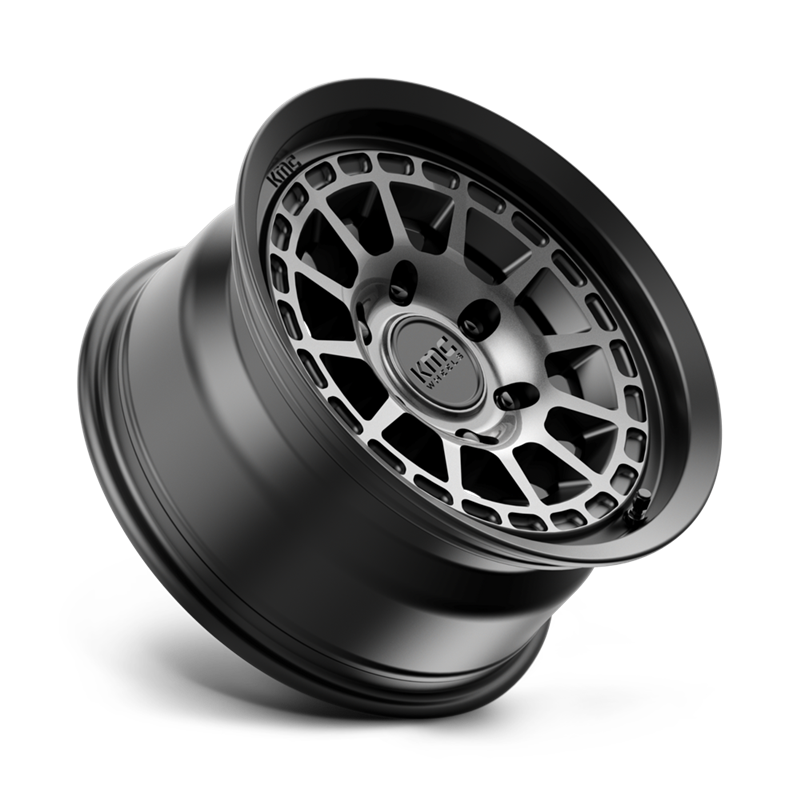KMC | KM719 CANYON 17x8.0 ET20 - SATIN BLACK W/ GRAY TINT