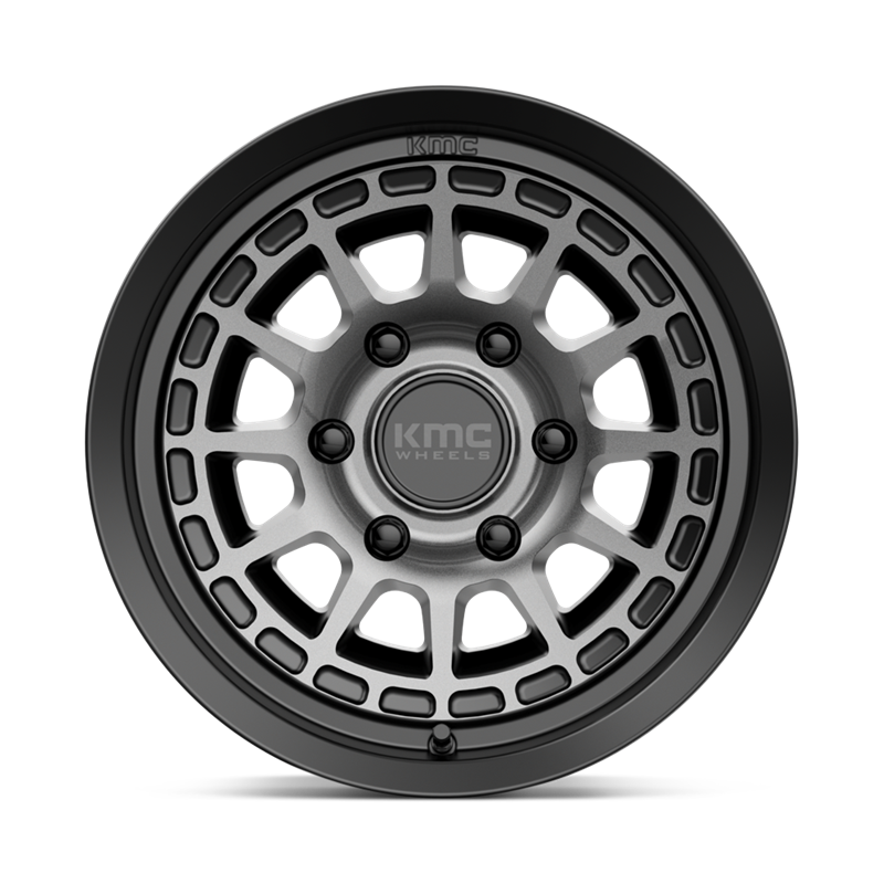 KMC | KM719 CANYON 17x8.0 ET20 - SATIN BLACK W/ GRAY TINT