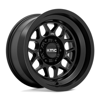 KMC | KM725 TERRA 17x9.0 ET-38 - SATIN BLACK