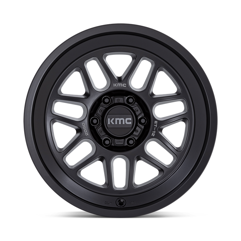 KMC | KM725 TERRA 20x9.0 ET-12 - SATIN BLACK