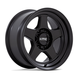 KMC | KM728 LOBO 17x8.5 ET-10 - MATTE BLACK