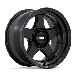KMC | KM728 LOBO 17x9.0 ET-38 - MATTE BLACK