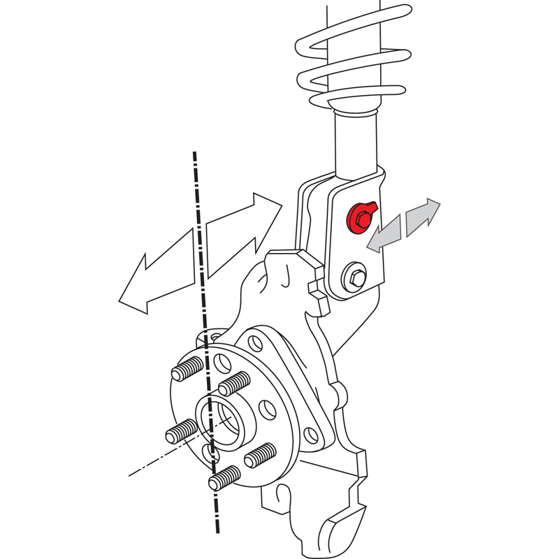 SPC | EZ CAM XR 18mm (pair) - Front - MDX / ZDX / Pilot / Ridgeline 2006-2015 SPC Performance Alignment Kits & Components