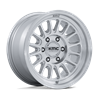 KMC | KM733 IMPACT FFT 17x8.5 ET0 - GLOSS SILVER W/ MACHINED FACE