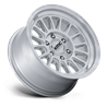 KMC | KM733 IMPACT FFT 17x8.5 ET25 - GLOSS SILVER W/ MACHINED FACE