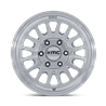 KMC | KM733 IMPACT FFT 17x8.5 ET25 - GLOSS SILVER W/ MACHINED FACE
