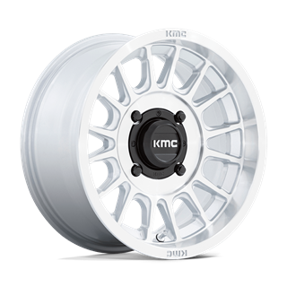 KMC | KS138 IMPACT UTV 15x7.0 ET10 - SILVER W/ MACHINED FACE