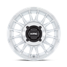 KMC | KS138 IMPACT UTV 15x7.0 ET10 - SILVER W/ MACHINED FACE