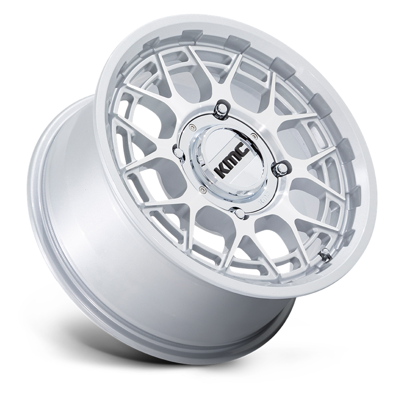 KMC | KS139 TECHNIC UTV 15x7.0 ET38 - GLOSS SILVER MACHINED