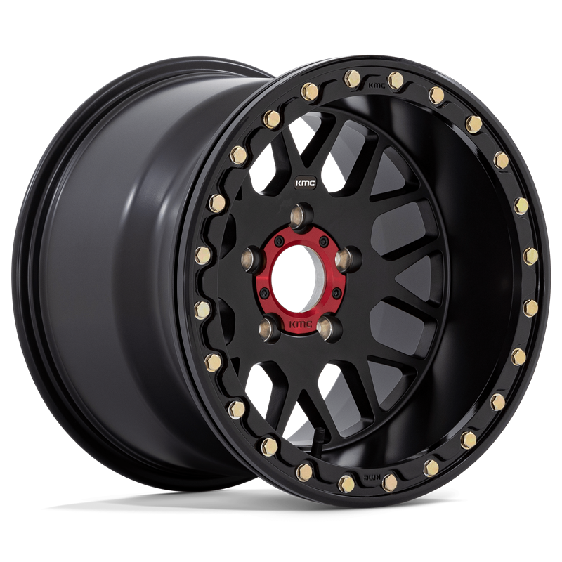 KMC | KS235 GRENADE BEADLOCK 14x7.0 ET38 - SATIN BLACK