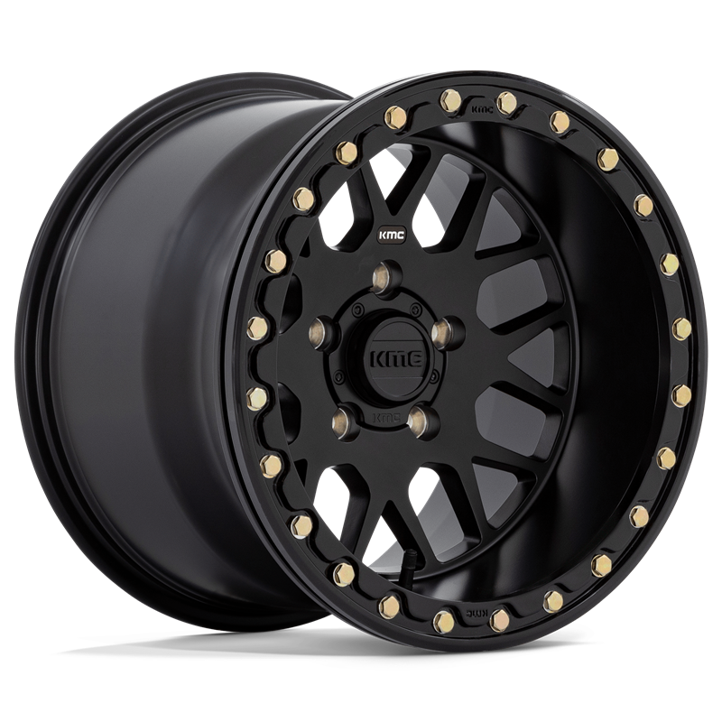 KMC | KS235 GRENADE BEADLOCK 15x10.0 ET0 - SATIN BLACK