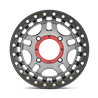 KMC | KS240 RECON BEADLOCK 15x7.0 ET38 - GUN METAL W/ GLOSS BLACK RING