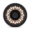 KMC | KS242 AZTEC BEADLOCK 15x7.0 ET38 - MATTE BRONZE W/ MATTE BLACK RING