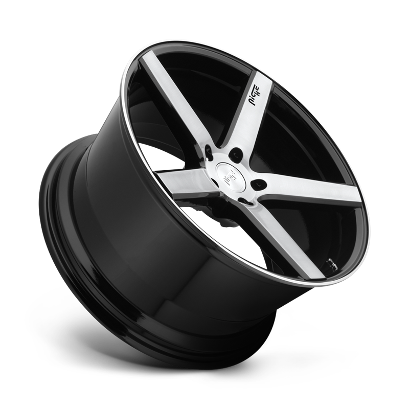Niche Wheels | M124 MILAN 18x8.0 ET40 - GLOSS BLACK BRUSHED