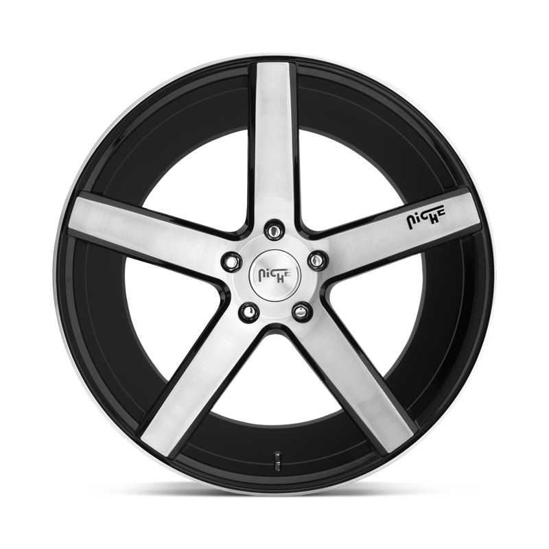 Niche Wheels | M124 MILAN 18x8.0 ET40 - GLOSS BLACK BRUSHED