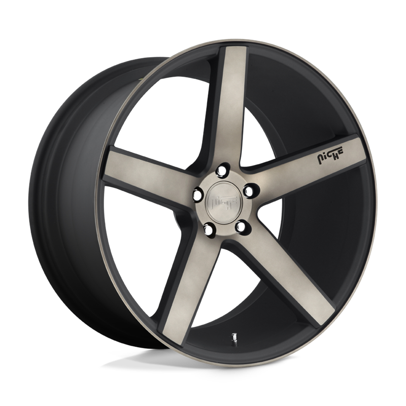 Niche Wheels | M134 MILAN 20x8.5 ET35 - MATTE BLACK MACHINED W/ DOUBLE DARK TINT