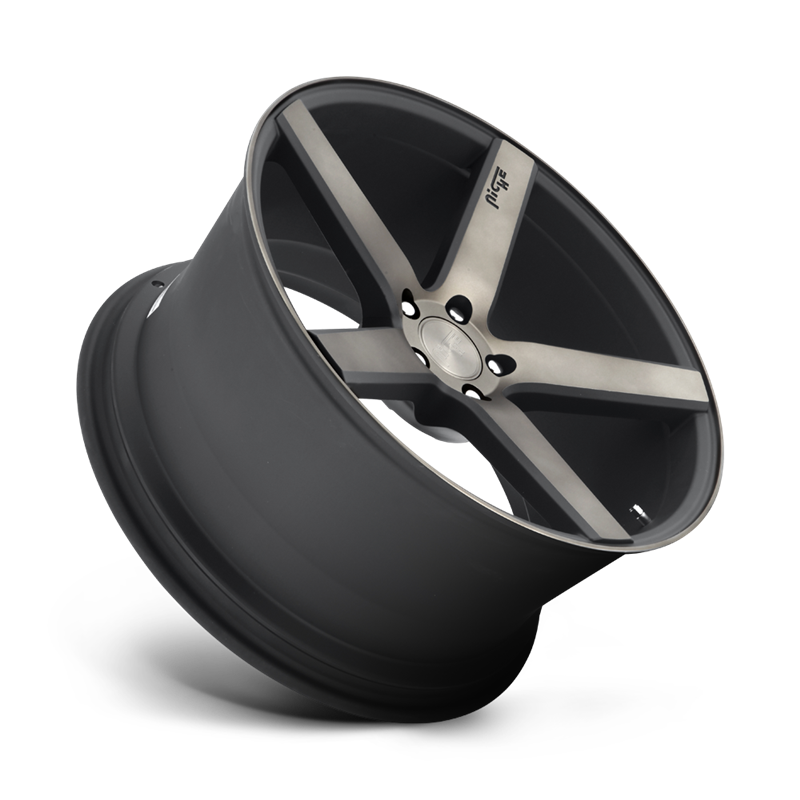 Niche Wheels | M134 MILAN 20x8.5 ET35 - MATTE BLACK MACHINED W/ DOUBLE DARK TINT
