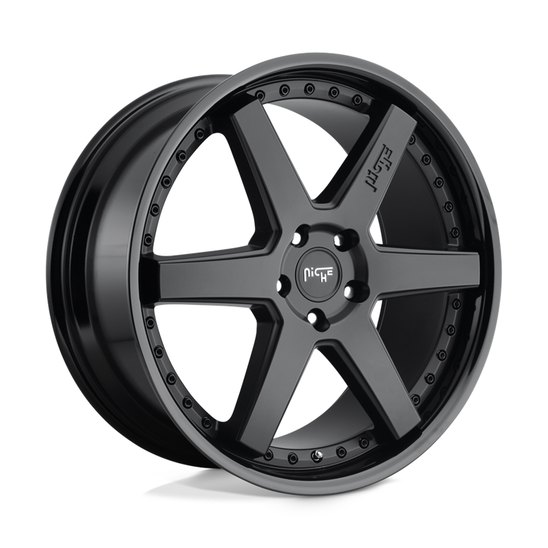 Niche Wheels | M192 ALTAIR 19x8.5 ET40 - GLOSS BLACK MATTE BLACK