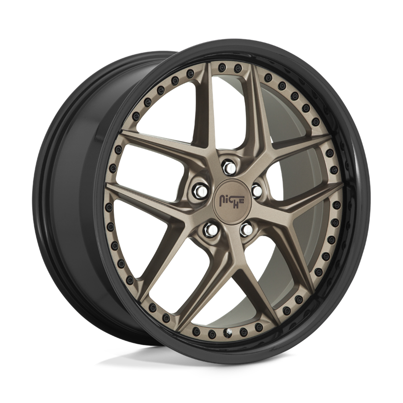 Niche Wheels | M227 VICE 19x8.5 ET35 - MATTE BRONZE BLACK BEAD RING