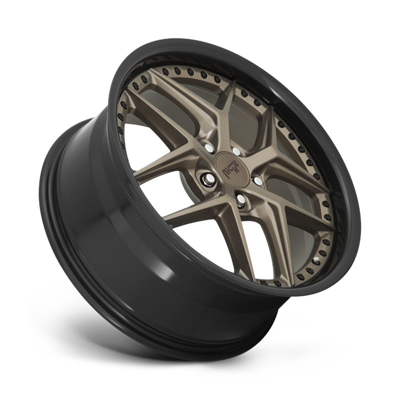 Niche Wheels | M227 VICE 19x8.5 ET35 - MATTE BRONZE BLACK BEAD RING