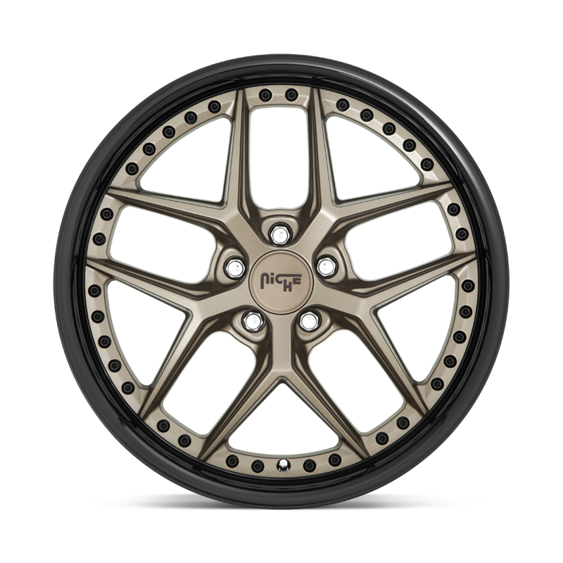 Niche Wheels | M227 VICE 19x8.5 ET42 - MATTE BRONZE BLACK BEAD RING