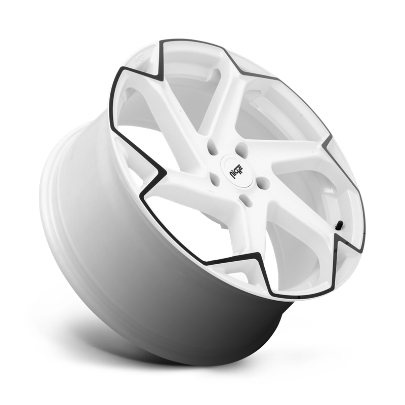 Niche Wheels | M257 FLASH 20x10.5 ET40 - GLOSS WHITE W/ BLACK