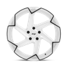 Niche Wheels | M257 FLASH 20x10.5 ET40 - GLOSS WHITE W/ BLACK